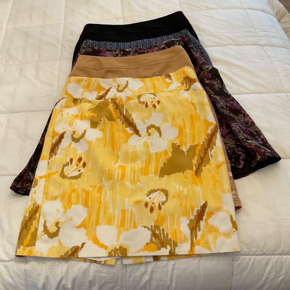 Five size 8 summer skirts